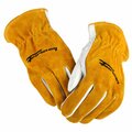 Forney Split Back Cowhide Leather Driver Work Gloves Menfts M 53123